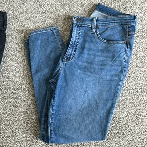J.Crew 10” High-Rise Skinny Blue Jeans